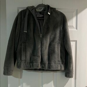Cozy Gray Fleece Jacket